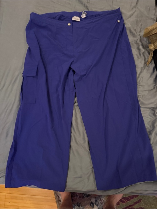Chico's Pants - Chico's wide-leg trousers in cobalt blue